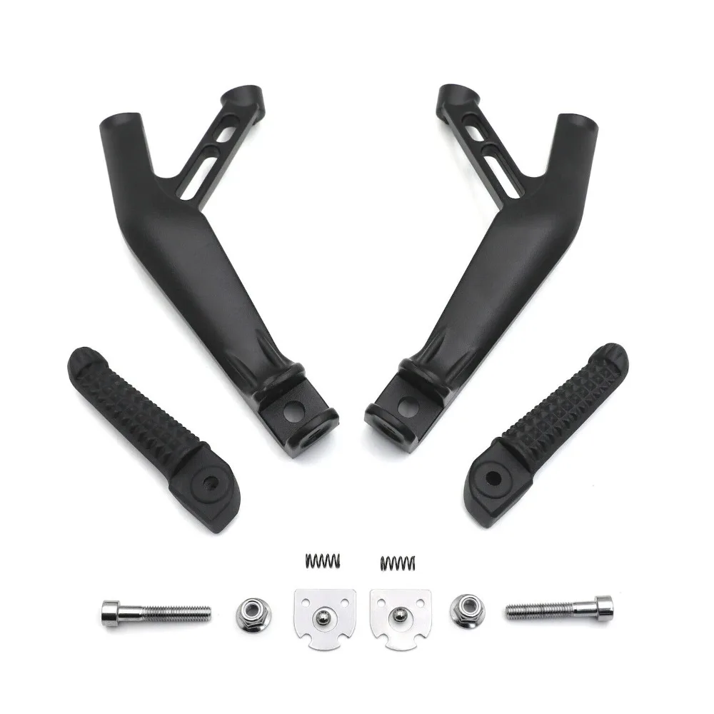 

Для Yamaha YZF-R1 R1S R1M 2015-2025 YZF R6 2017-2025 YZF R7 2022-2025 мотоциклетные черные задние пассажирские подножки кронштейн подходят