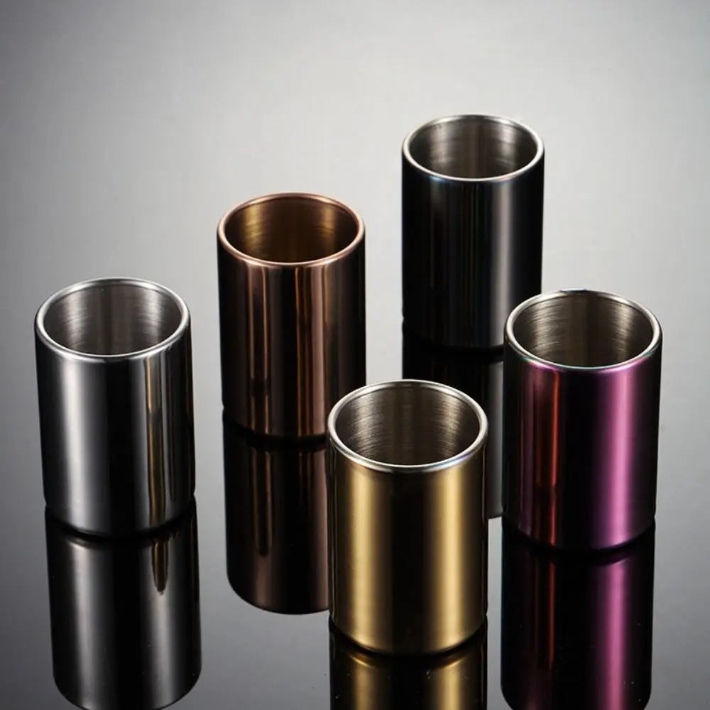 Stainless Steel Fruit Fork Holder Titanium Plated Finish Minimalist European Style Toothpick Holder Multiple Color Options