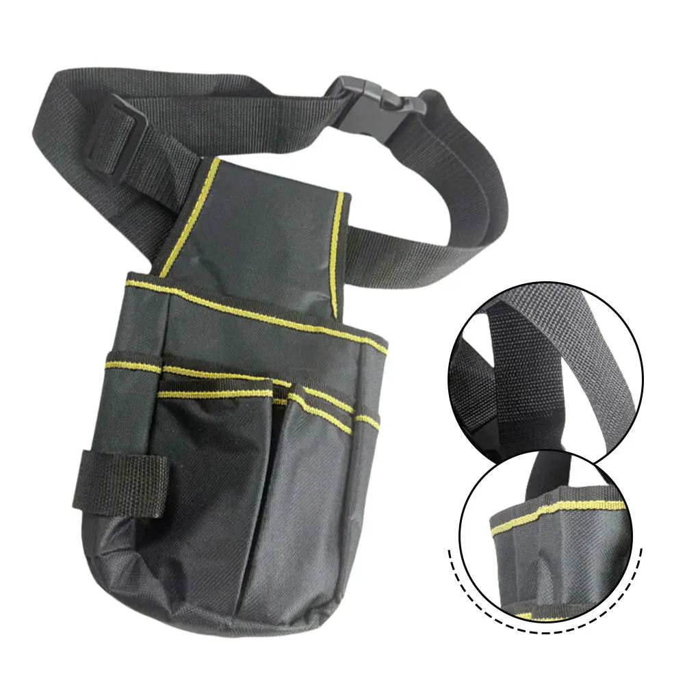1Pc Portable Electrician Tool Belt Versatile-Waist Storage Bag For Landscaping And Mechanical Work Tear Resistant, 32x15x4cm