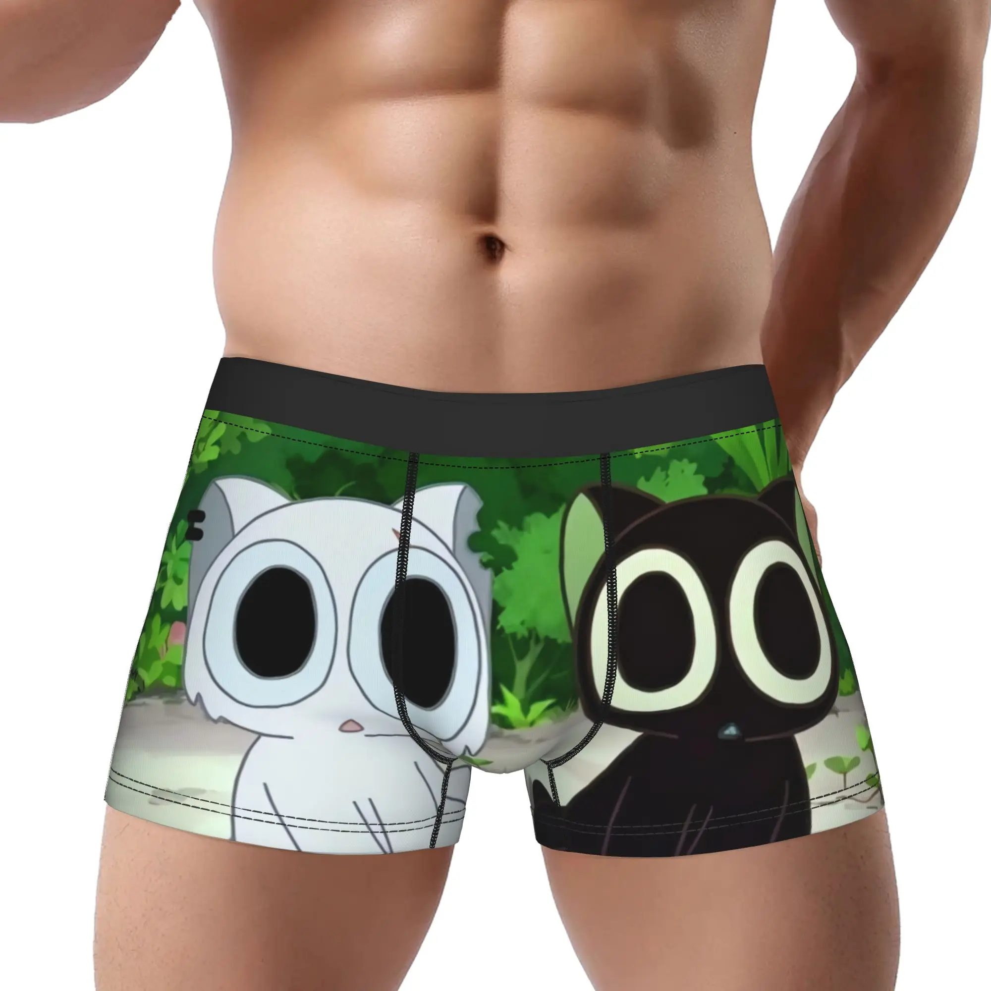 

Трусы The Legend of Luo Xiaohei, дышащие трусики, мужское нижнее белье, вентилируемые шорты, трусы-боксеры