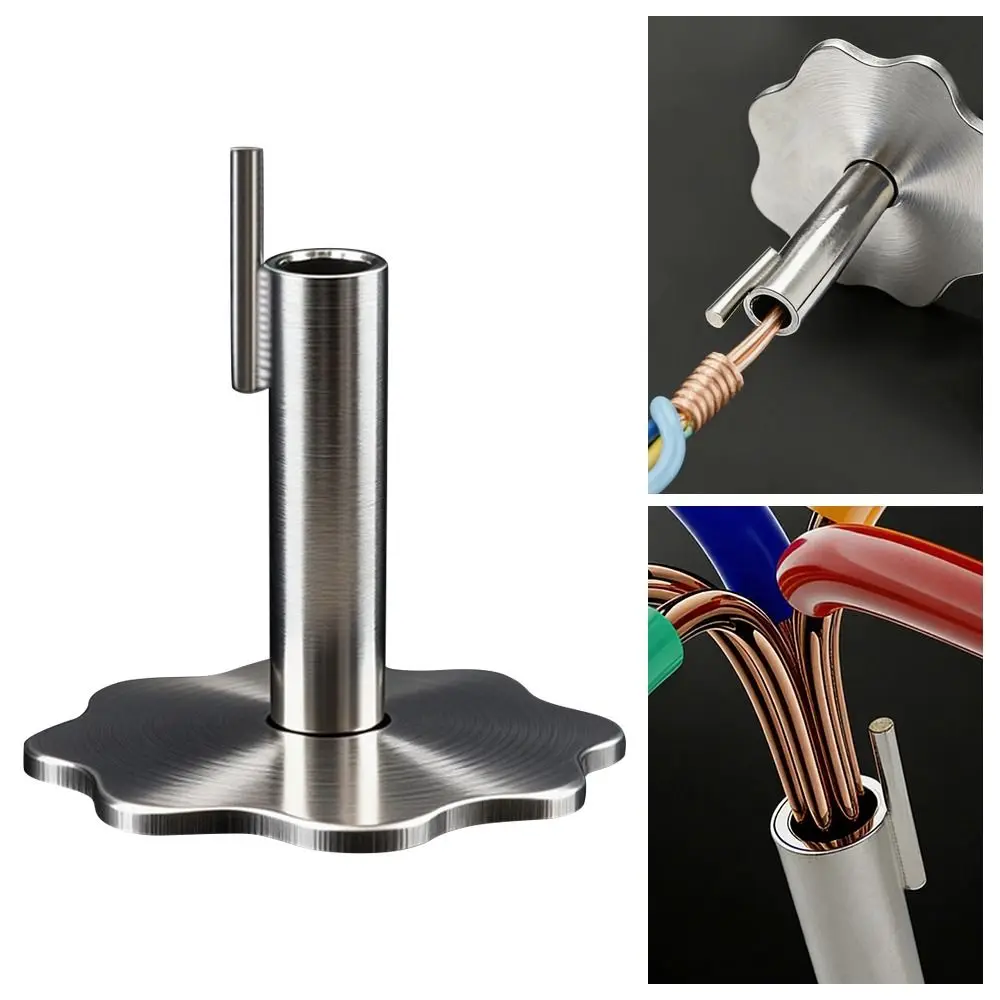 Octagonal Manual Wire Combiner Stainless Steel Thickened Electrician Wire Combiner Large Hole Pitch High Hardness