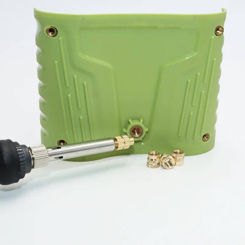 Heat Insertion for 3D Printer Plastic Tool Brass Threaded Insert Nut Manual ABS Press DIY Simple Machine Soldering Iron Hot Melt