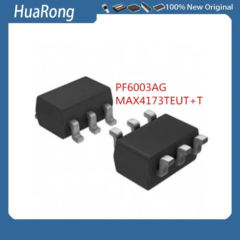 10PCS/LOT        PF6003AG      6003A      MAX4173TEUT+T    MAX4173    AABN    SOT23-6