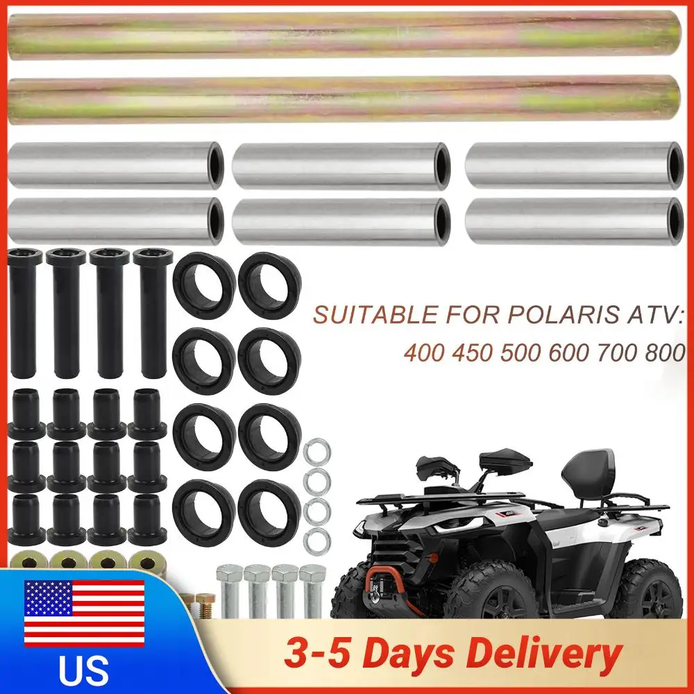 

OE:5020826 A-Arm Bushing Shafts Kit Rear Left & Right Shafts Kit Rear Upper Mounts for Polaris Sportsman 400 450 600 700