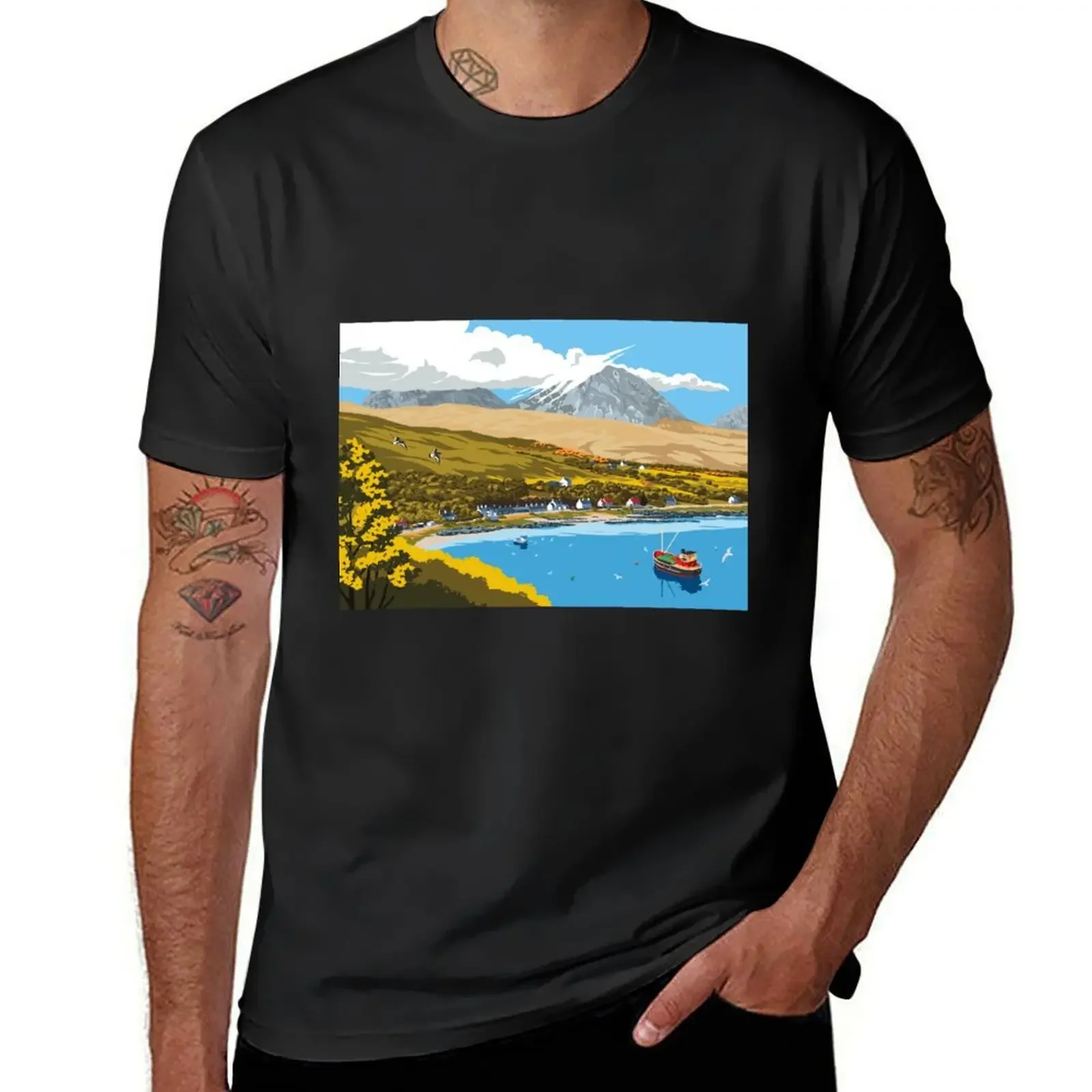 Craighouse, The Isle of Jura T-Shirt graphic t shirts anime t shirts plain men t shirts high quality