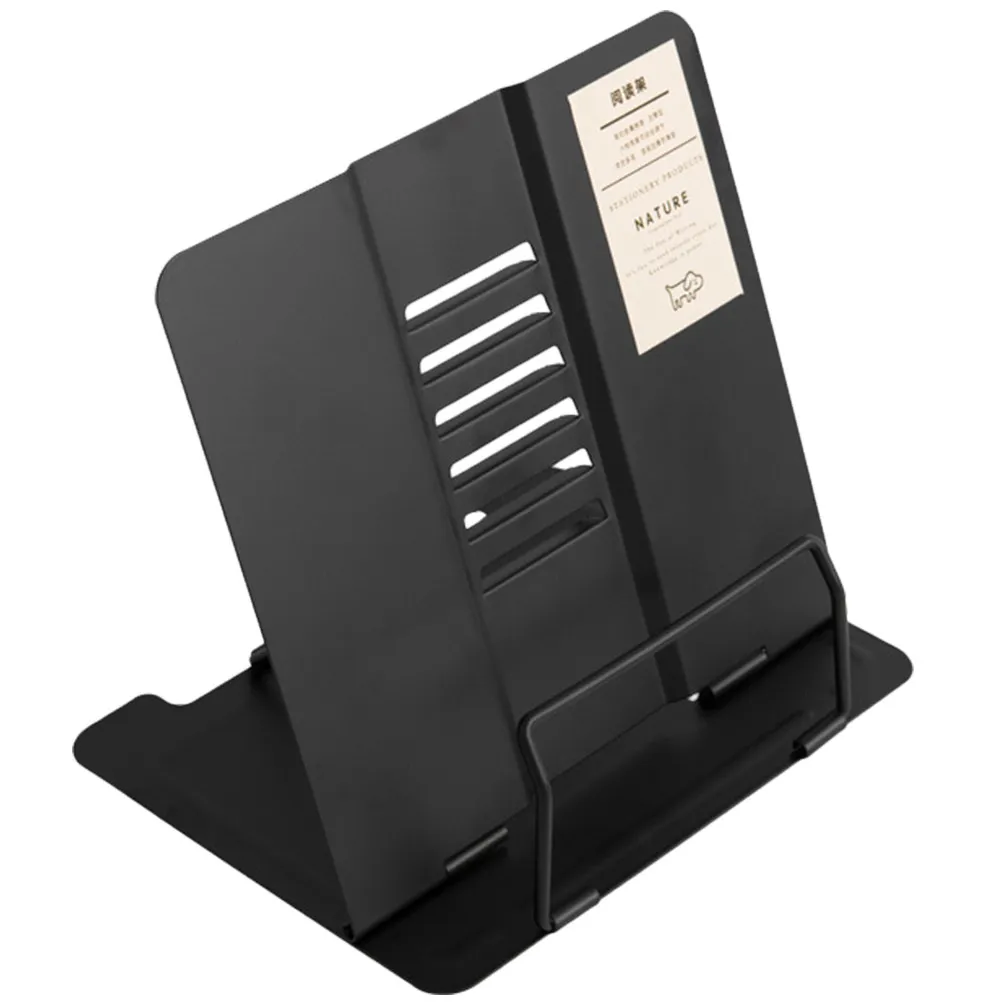 Adjustable Reading Bracket Metal Book Shelf Stand for Myopia Prevention Portable Lightweight Reading Rack Tablet Music Stand