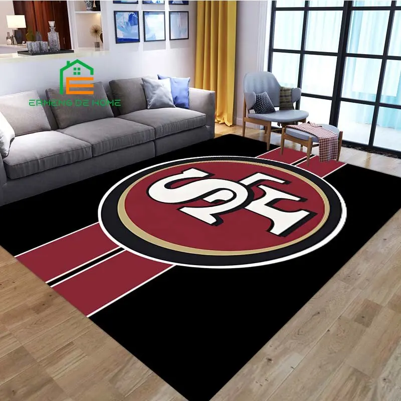 American Football Team Rug for Bedroom Living Room Carpets for Kitchen Floor Mats Home Decor Non-Slip Floor Pad Rug 8 Sizes