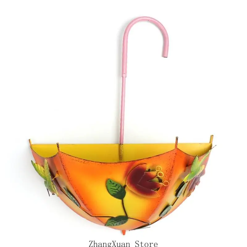 Wand-Topfhalter aus Metall für den Innenbereich, 3er-Set, vertikale Blumentopf-Präsentation für Balkon- und Eingangswände mit – Detail 8