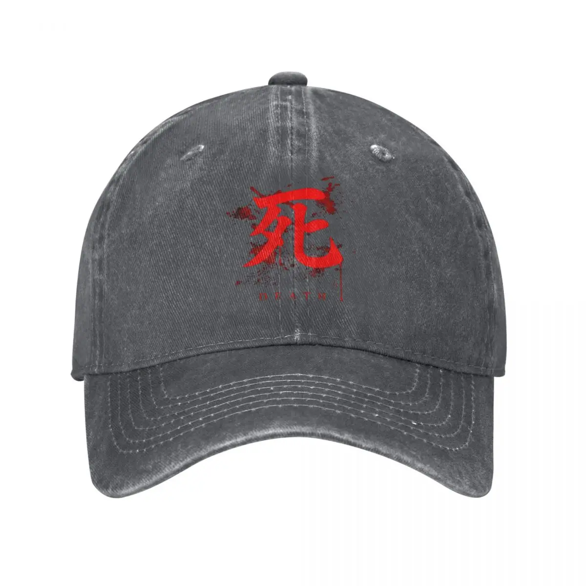 Pure Color Dad Hats Kanji Women's Hat Sun Visor Baseball Caps Sekiro Peaked Cap