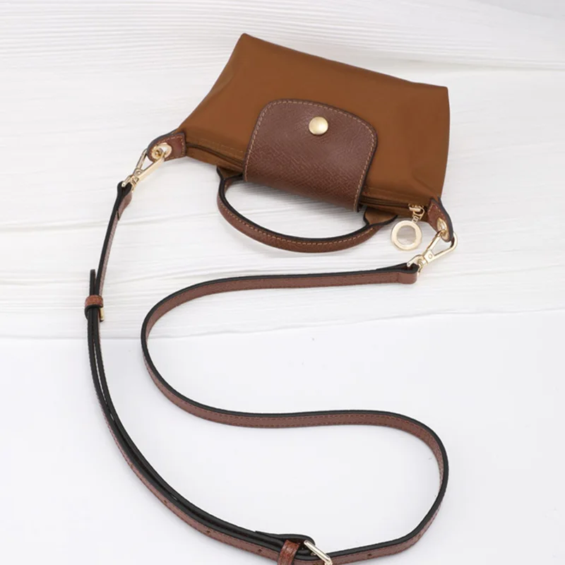 TINBERON Leather Luxury Bag Strap Adjustable Shoulder Strap Mini dumpling bag DIY Replacement Shoulder Strap Handbag Accessories