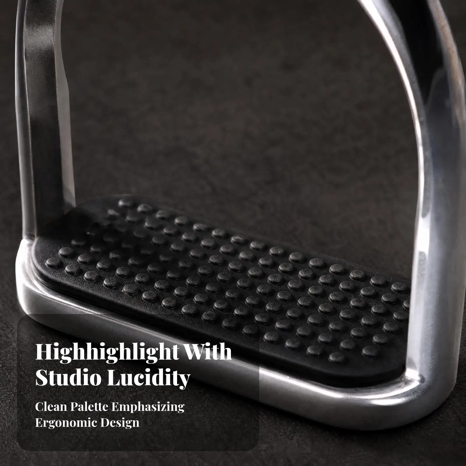 Aluminum Alloy Safety Stirrup for Horseback Riding with Grip Footbed for Secure Equestrian Position During Rides