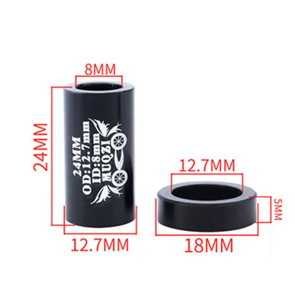 22.2mm/24mm/ 25.4mm/38mm/41.8mm Rear Shock Bushings Bike Shock Absorber Bushing MTB Bicycle Rear Shock Mount Hardware Turn Point