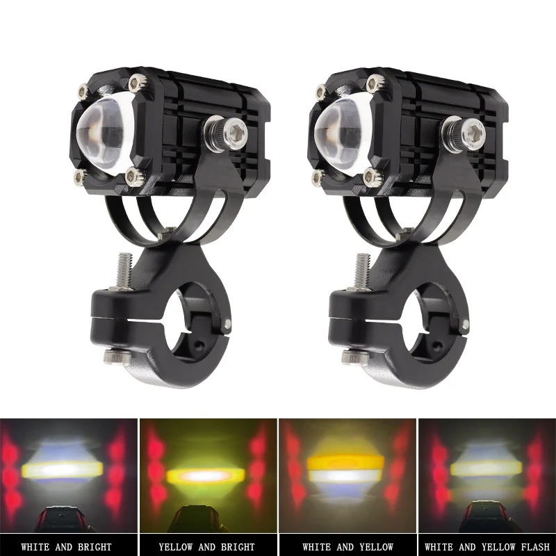 Universal Motorcycles Headlight Fog Light Led Auxiliary Driving Lamp for BMW R 1200GS R1250GS ADV F800GS K1600 Honda CRF1000L