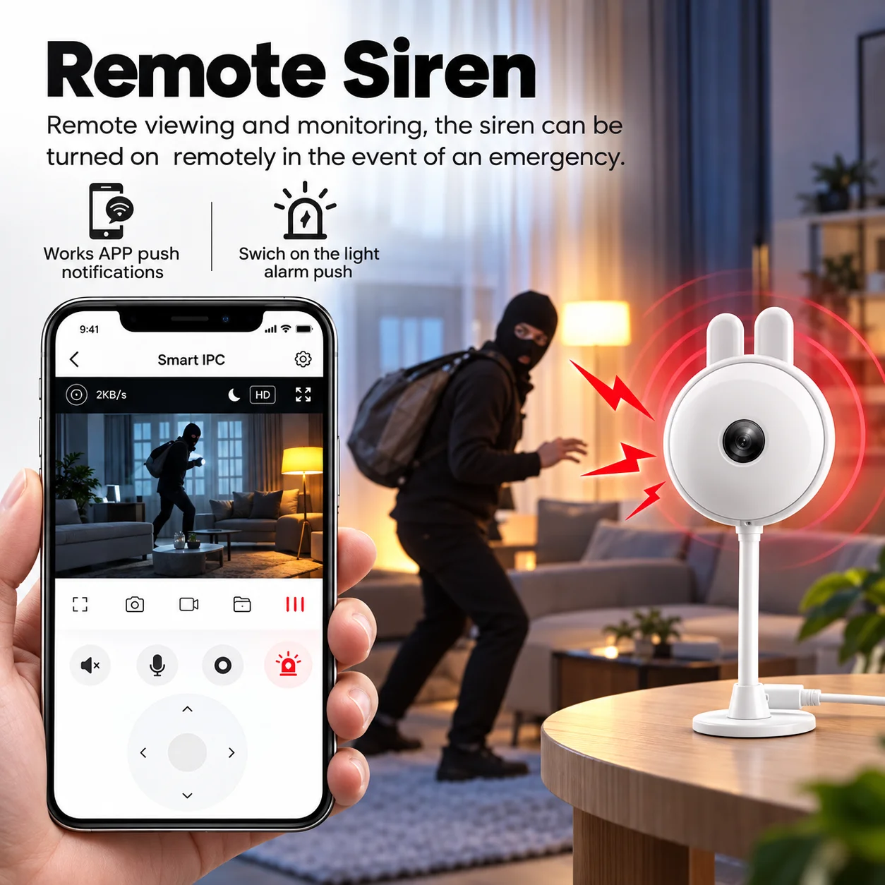 Mini cámara WiFi Tuya 2K, cáma - Home Security Flood Lights reseña y precio