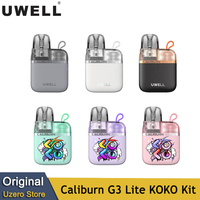 Original Uwell Caliburn G3 Lite KOKO Kit 25W Vape 1200mAh Battery 2.5ml Pod Cartridge 0.6ohm Side Fill E-Cigarette Vaporizer