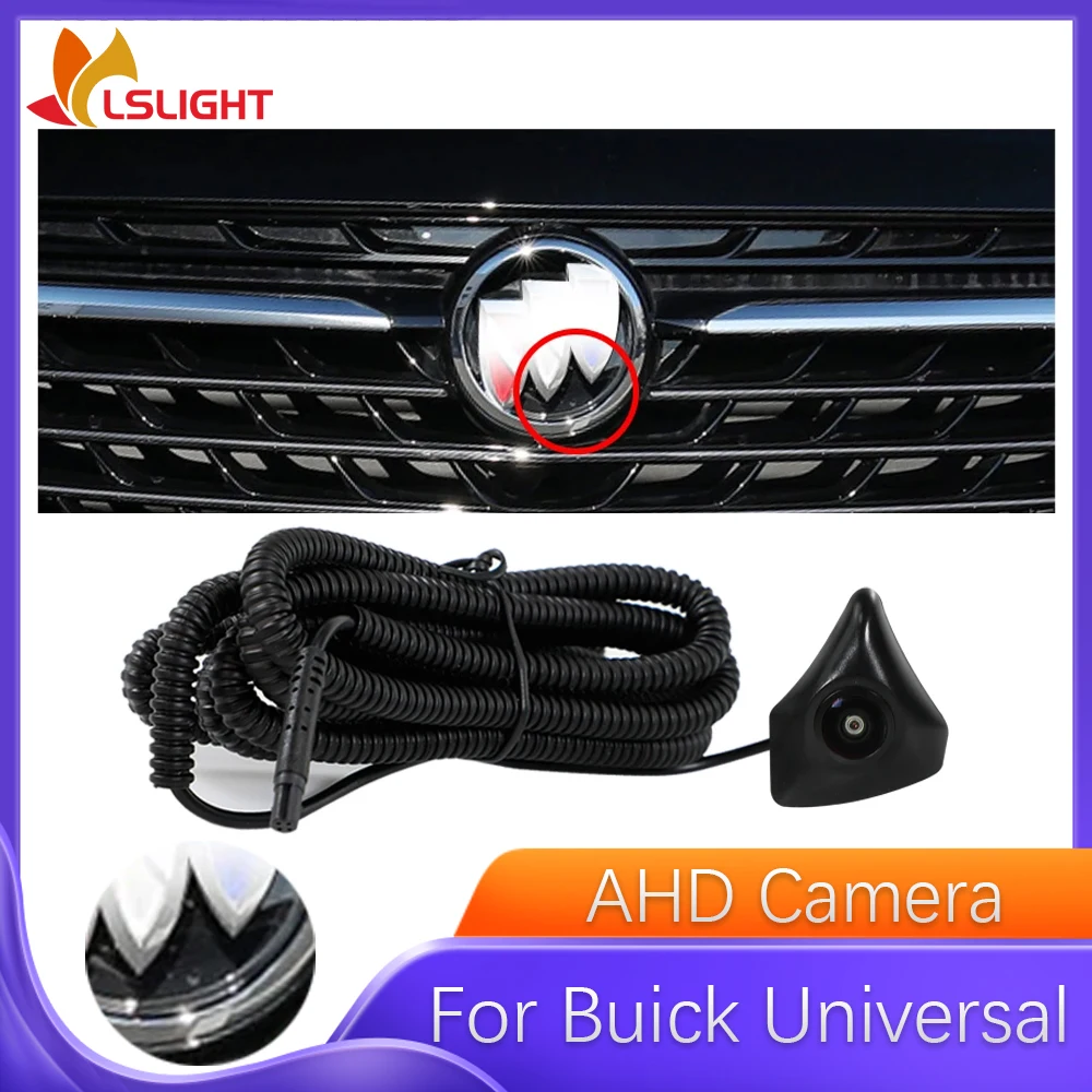 

Универсальная автомобильная камера с логотипом Buick, камера переднего вида AHD 1080P HD ночного видения «рыбий глаз» 150 ° Водонепроницаемые аксессуары для электроники с объективом