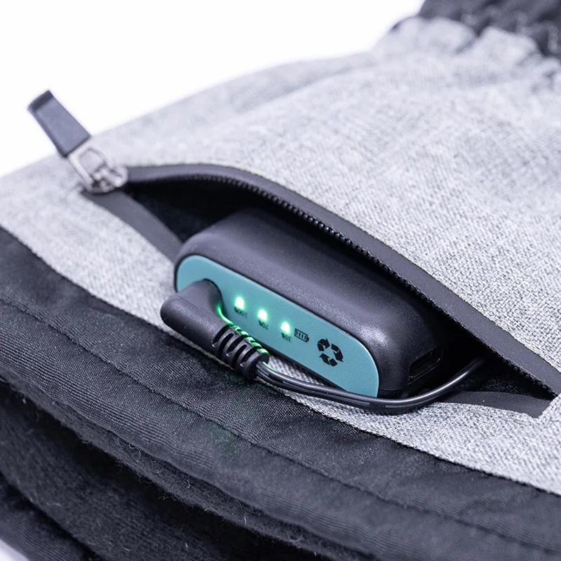 Luvas aquecidas elétricas, luvas térmicas de esqui, inverno, motocicleta, aquecidas, quentes, à prova d'água, recarregáveis, aquecidas