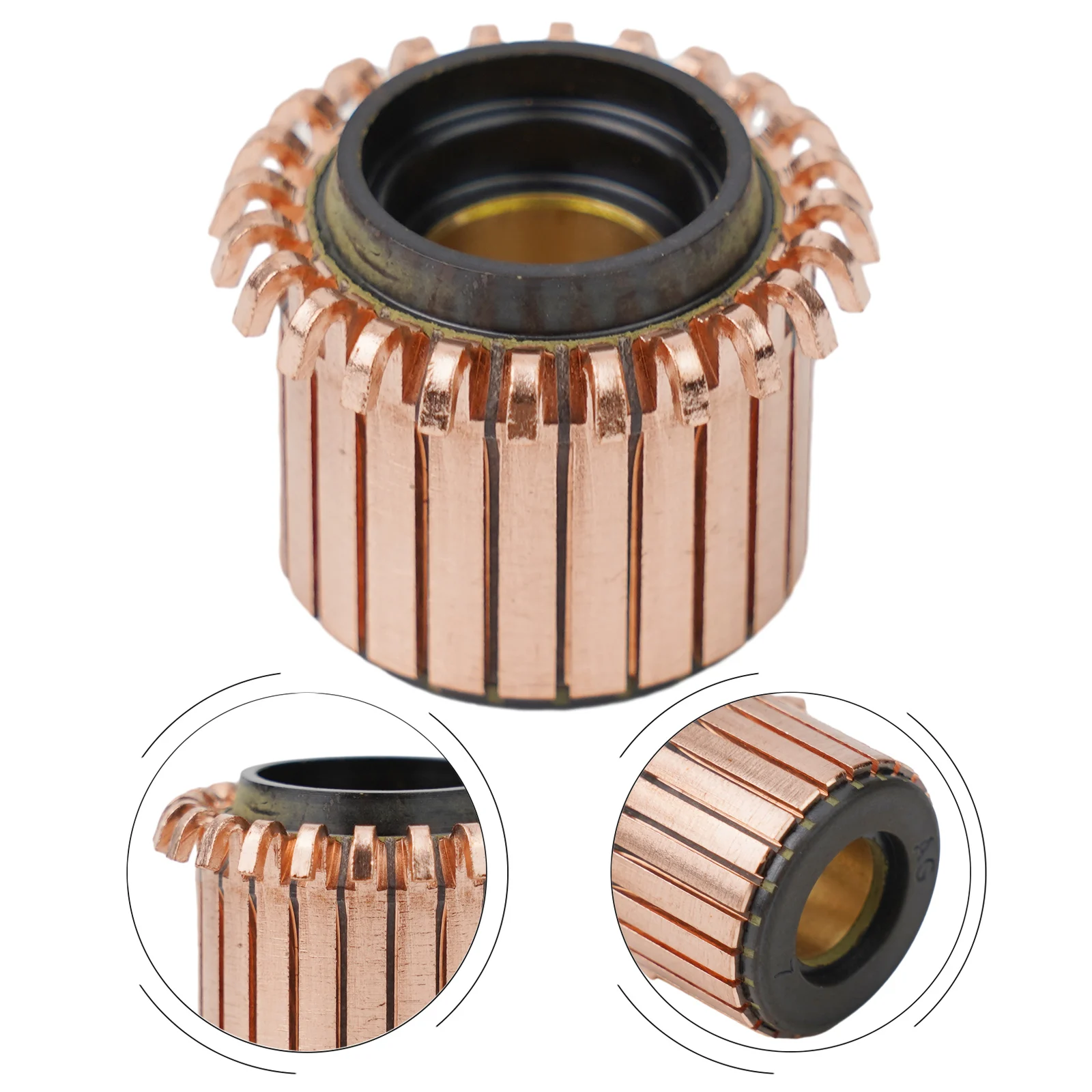 22.1*10*17.5 24P Copper Bar Number Commutator 1*Commutator 5*Commutator Black Copper Tone DHY-2185-24 Hook Type