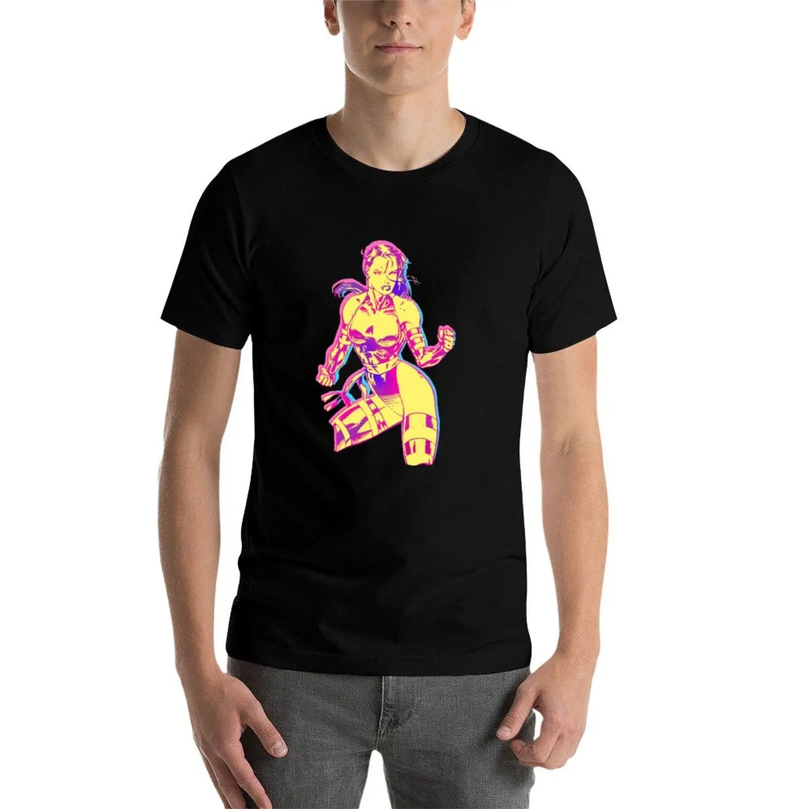 

90’s Retro Jim Lee X-Men Psylocke T-Shirt t shirt personalised man t shirt heavy cotton T-Shirt