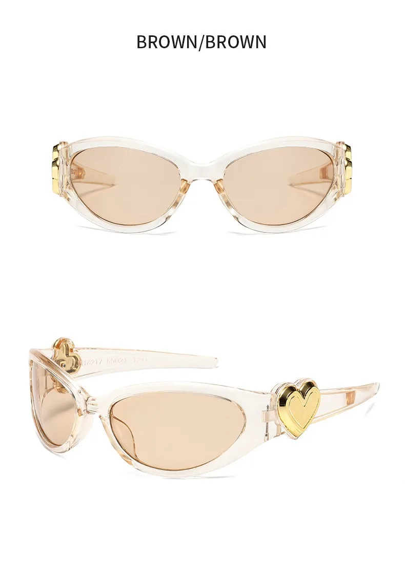 Retro Oval Cat-Eye Sunglasses — product detail 12