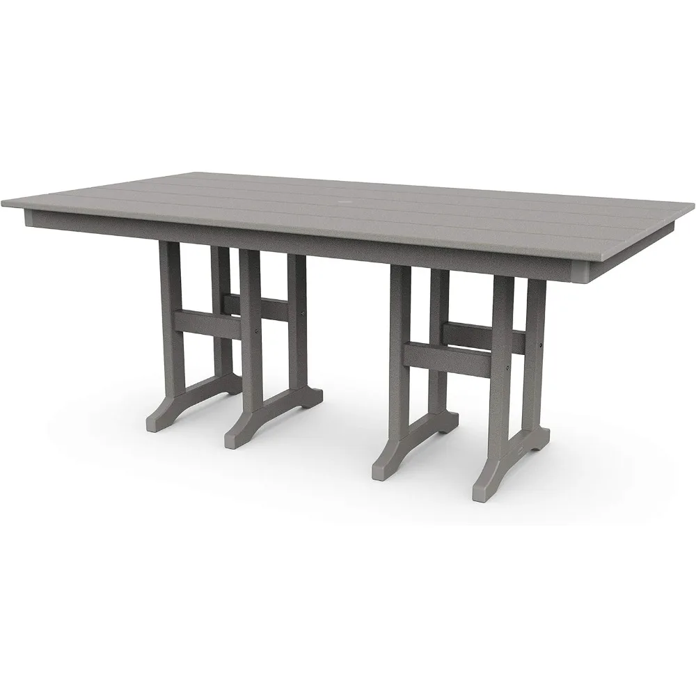 

POLYWOOD® Lakeside Dining Table, Slate Grey