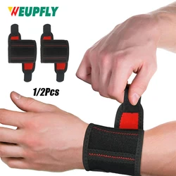 1/2PCS Wrist Wraps for Men and Women, Adjustable Compression Wrist Brace for Carpal Tunnel, Wrist Support, for Weightlifting