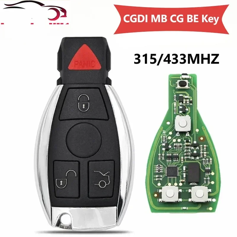 CGDI MB CG BE مفتاح 315 ميجا هرتز/433 ميجا هرتز لمرسيدس بنز يعمل مع مبرمج CGDI MB يدعم جميع FBS3 أصلي 100%