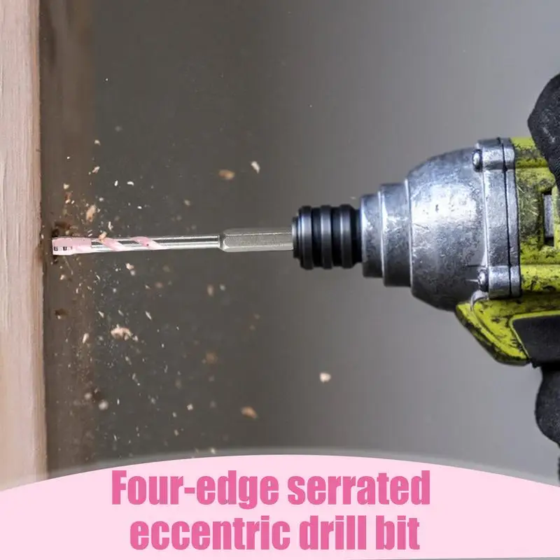 

Masonry Drill Bit Set Brick Bits Set Of 4 Eccentric Serrated Hardened 4 Flute Drill For Tile Porcelain Masonry Ceramic Metal
