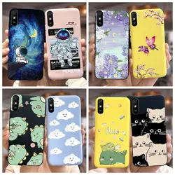 For Xiaomi Redmi 9A Case Redmi 9AT Cute Dinosaur Cartoon Cover Soft TPU Phone Case For Xiaomi Redmi 9A 9AT Redmi9A Fundas Bumper