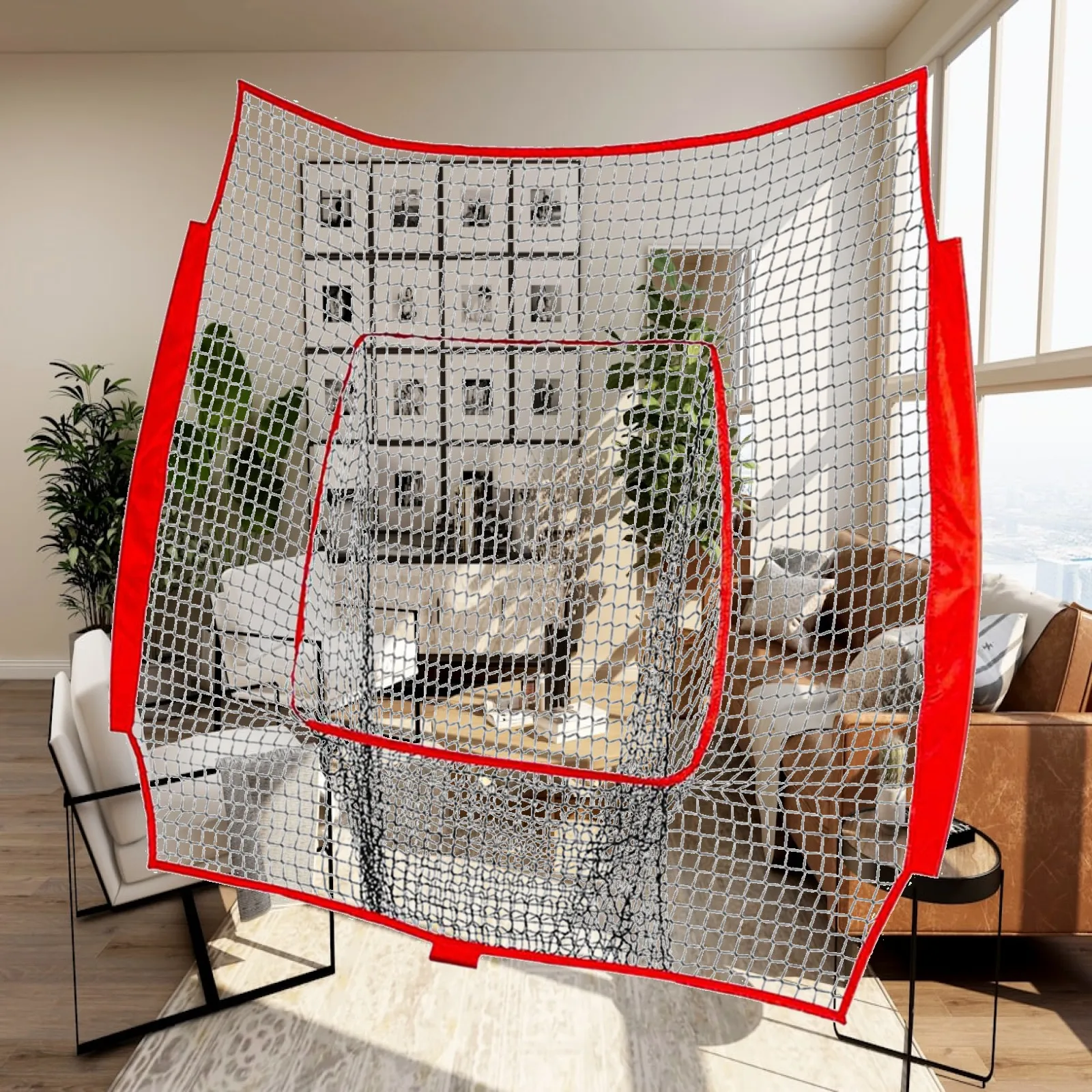 Baseball Training Net Professional Throwing Catching Pitching Aid Heavy Duty Mesh for Game Practice
