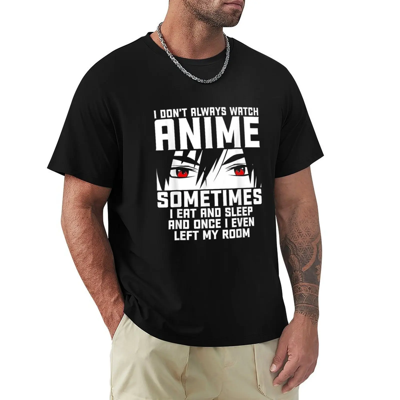 

Anime Art For Men Women Teen Girls Anime Merch Anime Lovers T-Shirt heavyweights summer tops Men's t shirts