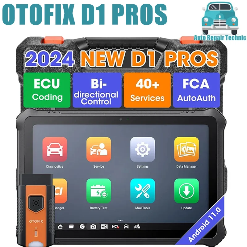 2024 New OTOFIX D1 PROS Bi-Directional Scan Tool Upgraded of D1 PRO Diagnostic Tools Supports CANFD DoIP 2 Years Update