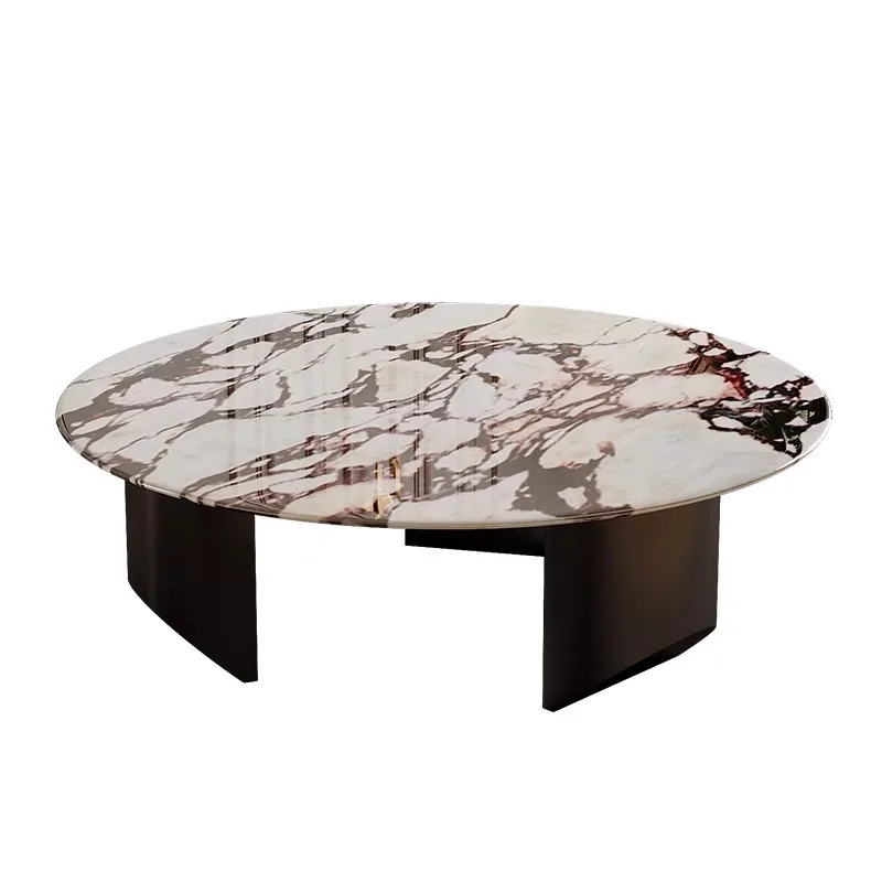 

Italian minimalist living room coffee table size apartment light luxury high-end home