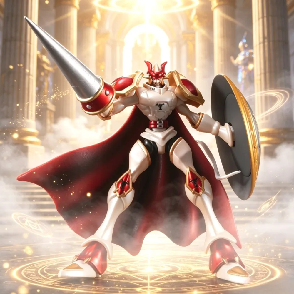 16.5cm Anime Digimon Adventure Figure Gallantmon Action Figures Pvc Statue Desktop Ornamen Collection Model Toys Gifts