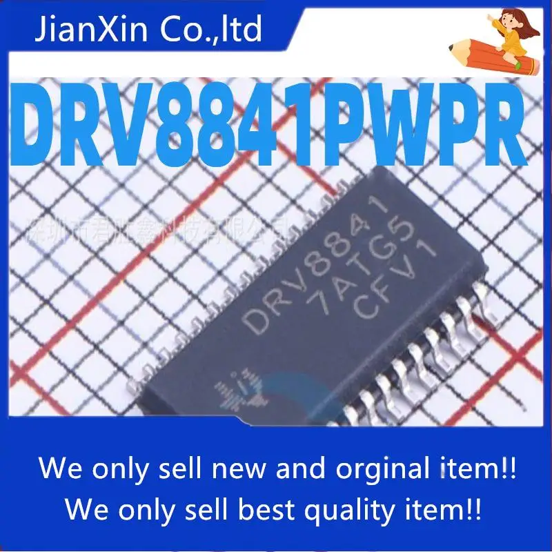 

10pcs 100% orginal new DRV8841 DRV8841PWPR HTSSOP28 foot drive controller SMD IC