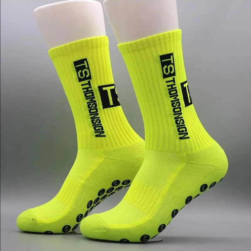 

New Non-slip Socks For Men Soccer Socks Cotton Football Men Socks Breathable Middle Tube Socks