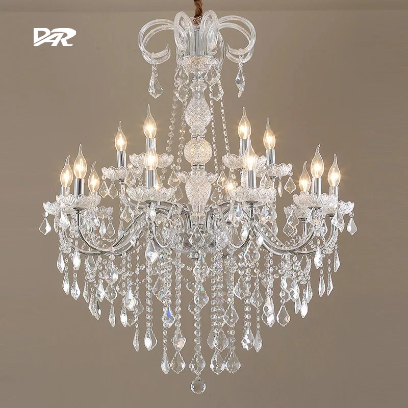 

Living Room Crystal Chandelie Dining Room Bedroom Hanging Lampr Golden Wrought Iron Home Decor Corridor Suspension Luminaire