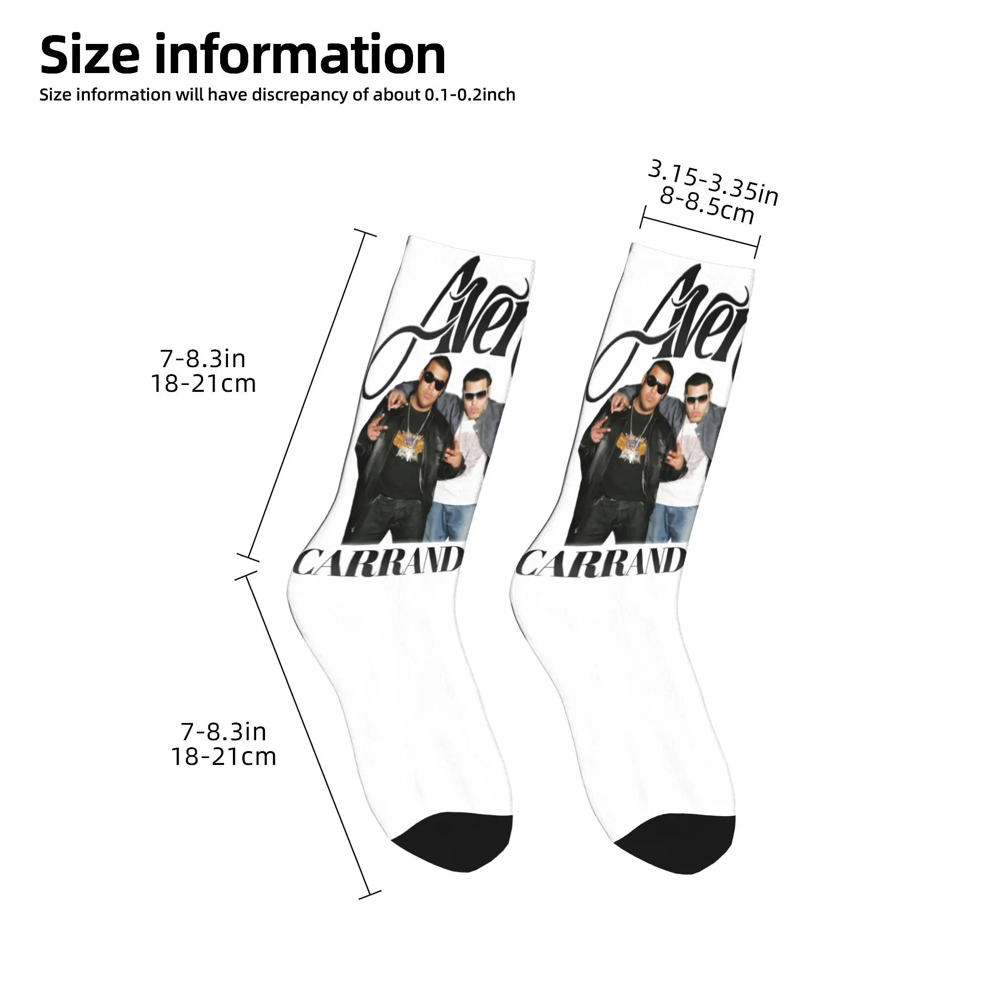 ผู้ชายผู้หญิง 2024 Aventura Tour CerCiclos ถุงเท้าถุงเท้าลําลองของขวัญเล็กๆ น้อยๆ