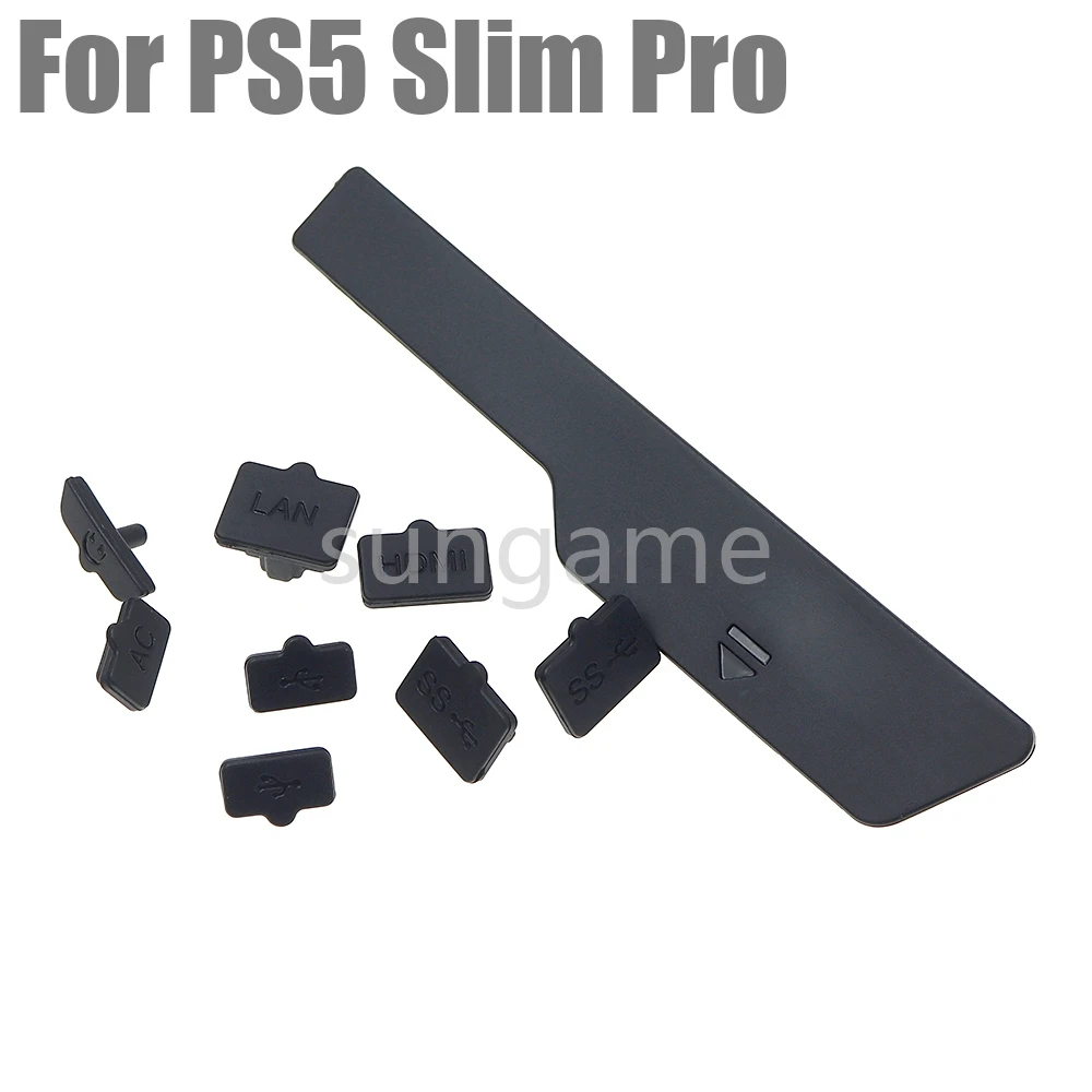 

20 комплектов пылезащитной заглушки для игровой консоли PS5 Slim Pro, оптический привод, издание, пылезащитная силиконовая защита, пылезащитная заглушка, аксессуары