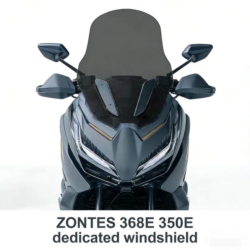 

For ZONTES 368E / 350E Motorcycle Windscreen Retrofit Accessories Windshield Covers Screen Motorbikes Heighten Deflector