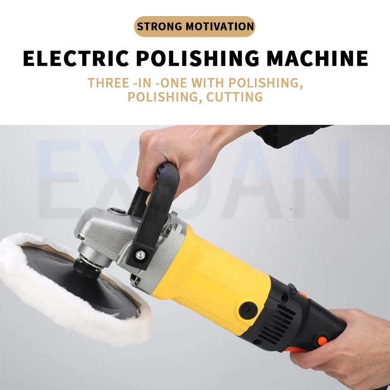 12V Car Beauty Polishing Machine Portable Waxing Machine Automobile Waxing Machine Marble Tile Polishing Machine Ground Polisher