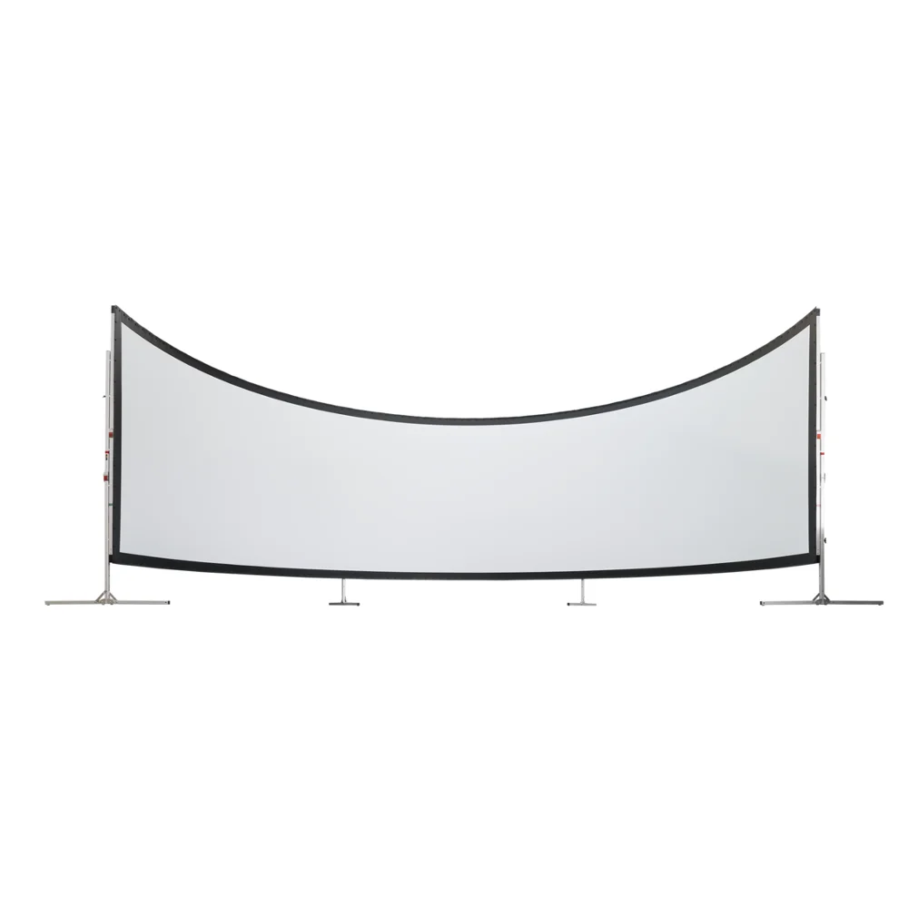 

180 / 220 / 360 Degree Large Curved Projector Screen 180 degree curved projection screen For Flight Simulator