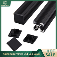 2020 Black Plastic End Caps Covers EU-Aluminum profile end cap For 2020 Aluminium Profiles  EU Aluminum Profile 3D Printer part