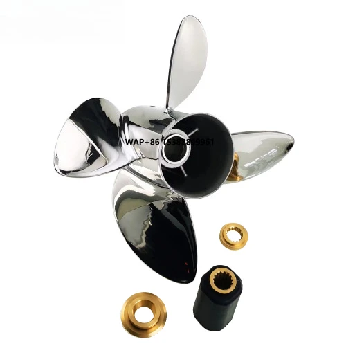 

15 1/4'' X26''150~300HP Stainless Steel 4 Blade Marine Propeller for Suzuki Outboard Engine