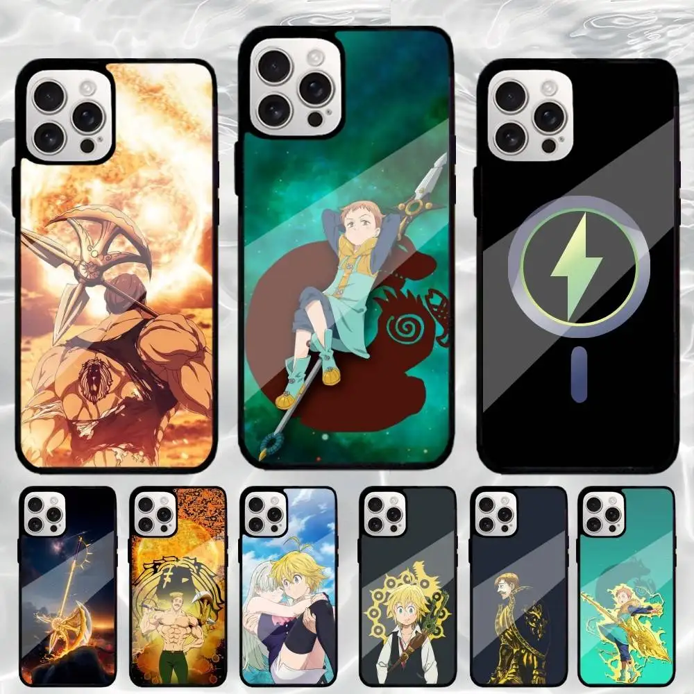 

Cool N-Nanatsu NO T-Taiza Phone Case For iPhone17,16,15,14,13,12,11 Plus,Pro Max Magnetic Magsafe Wireless Charging