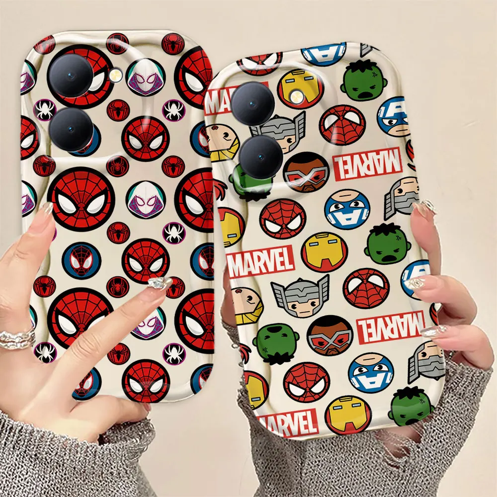 

Marvel's Spider-Man Iron Man Case For VIVO Y01 Y02S Y03 Y15S Y16 Y17 Y19 Y20 Y21 Y21 Y22 Y35 Y50 Y73 Y77 Y78 Y36 Y76 Y100 Case