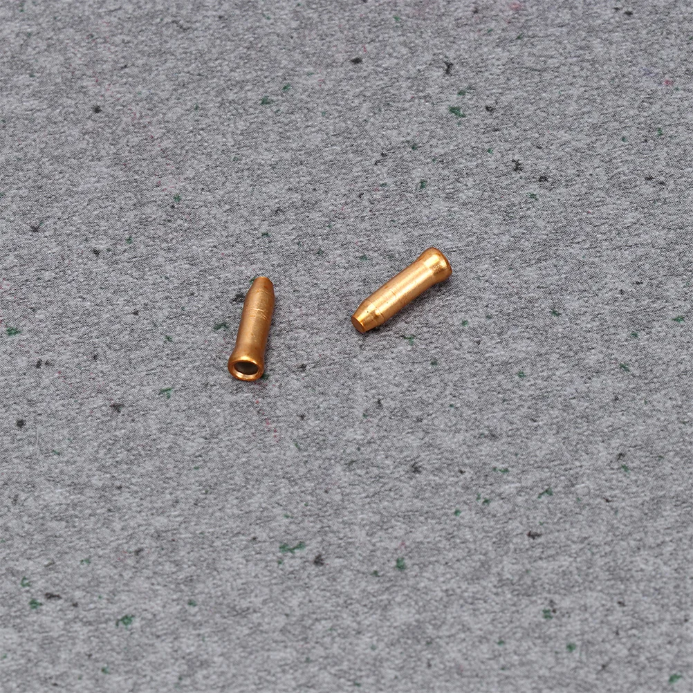 

100Pcs Bike Brake Cable End Caps Heavy Duty Aluminum Wire Protectors Smooth Finish Bicycle Maintenance Accessories