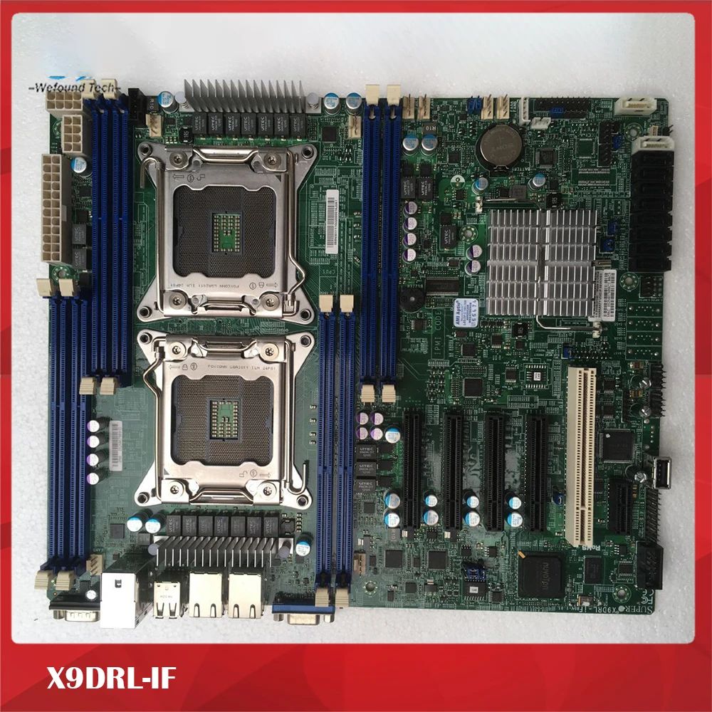 

Оригинальная материнская плата рабочей станции для X9DRL-IF C602 2011 X79 M.2 IPMI, идеальный тест, хорошее качество