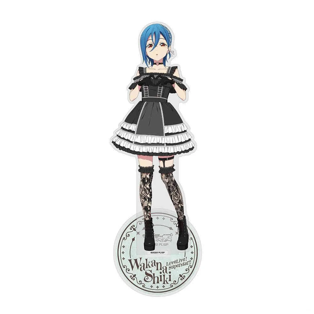 Charm Anime Fans Gifts Love Live！Superstar HD Figurel Acrylic Stand Shibuya Kanon Tang Keke Arashi Chisato Series About 15cm