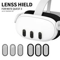 3Pcs Tempered Glass For Meta Quest 3 Camera Lens Protector High Definition Lens Protective Film Anti-Scratch Bubble-Free